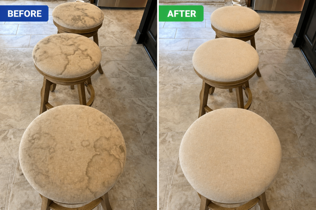 Kwik Dry Upholstery Cleaning Before and After 3